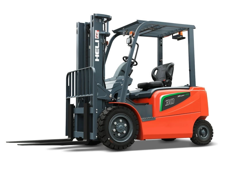 Electric forklift truck front 4 wheels H4 / 1.5-3.8t